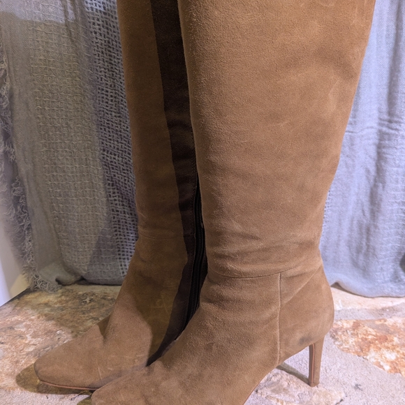 Vince Camuto Sandy Brown Over the Knee Boots - Picture 1 of 13